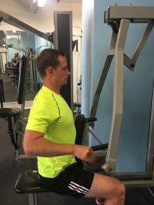 Good posture for the Seated Row 